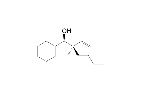(1R*,2R*)-2-Cyclohexyl-2-ethenyl-2-methylhexan-1-ol