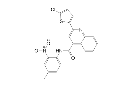 2-(5-chloro-2-thienyl)-N-(4-methyl-2-nitrophenyl)-4-quinolinecarboxamide