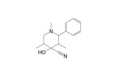 4-hydroxy-1,3,5-trimethyl-2-phenyl-4-piperidinecarbonitrile