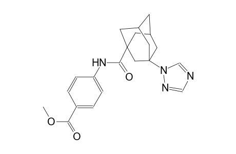 methyl 4-({[3-(1H-1,2,4-triazol-1-yl)-1-adamantyl]carbonyl}amino)benzoate
