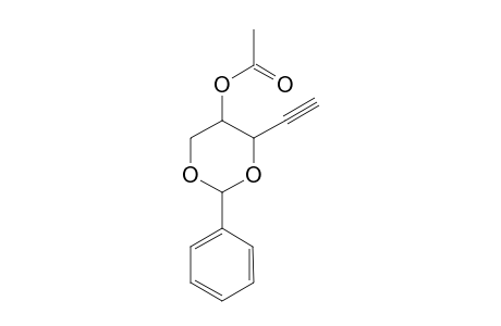 D-erythro-Pentitol, 1,1,2,2-tetradehydro-1,2-dideoxy-3,5-O-(phenylmethylene)-, acetate