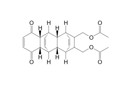 trans-(1.alpha.,2.beta.,7.beta.,8.alpha.,9.beta.,10.alpha.,13.alpha.,14.beta.)-17,18-bis(acetoxymethyl)pentacyclo[6.6.2.2(10,13).0(2,7).0(9,14)]octadeca-4,11,15-triene-3,6-dione