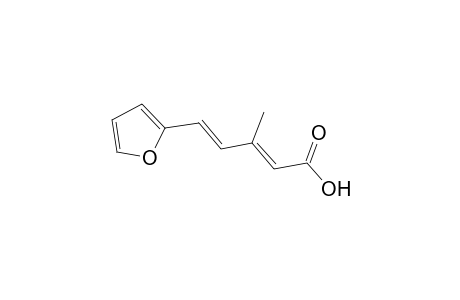 (2E,4E)-5-(2-Furyl)-3-methyl-2,4-pentadienoic acid