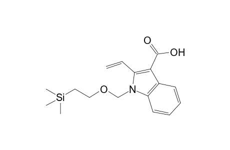 1-[2'-(Trimethylsilyl)ethoxymethyl]-2-vinylindole-3-carboxylic acid