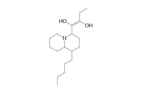 1-Pentyl-4-[dihydroxybutenyl]-quinolizidine