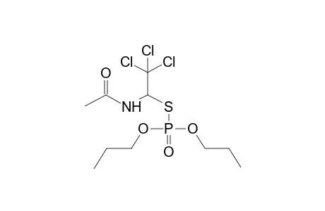 O,O-DIPROPYL-S-(1-N-ACETAMIDE-2,2,2-TRICHLOROETHYL)THIOPHOSPHATE