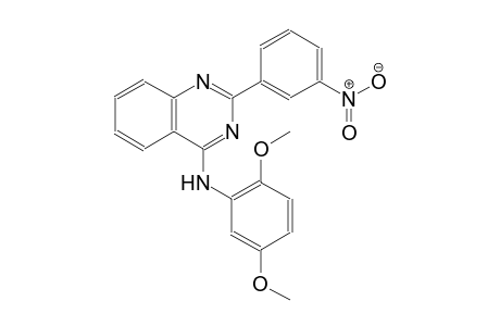 N-(2,5-dimethoxyphenyl)-2-(3-nitrophenyl)-4-quinazolinamine