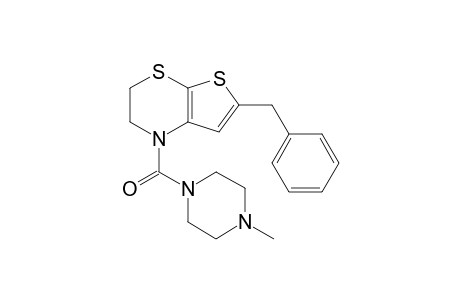 (4-methyl-1-piperazinyl)-[6-(phenylmethyl)-2,3-dihydrothieno[2,3-b][1,4]thiazin-1-yl]methanone