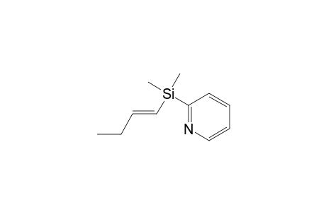 Pyridine, 2-(1-butenyldimethylsilyl)-, (E)-