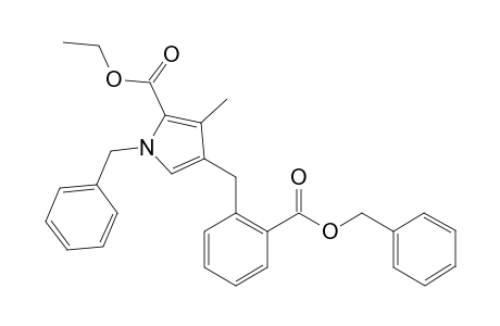 1-benzyl-4-(2-carbobenzoxybenzyl)-3-methyl-pyrrole-2-carboxylic acid ethyl ester