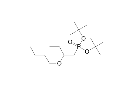 Phosphonic acid, [2-(2-butenyloxy)-1-butenyl]-, bis(1,1-dimethylethyl) ester, (E,E)-