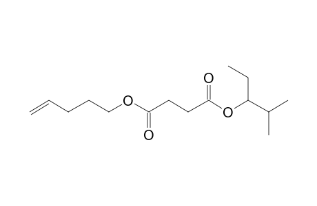 Succinic acid, 2-methylpent-3-yl pent-4-en-1-yl ester