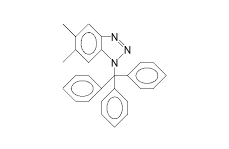 (5,6-Dimethyl-benzotriazol-1-yl)-triphenyl-methane