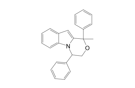 (+/-)-1-methyl-1,4-diphenyl-3,4-dihydro-1H-[1,4]oxazino[4,3-a]indole