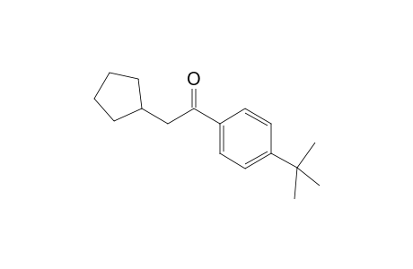 1-(4-tert-butylphenyl)-2-cyclopentyl-ethanone