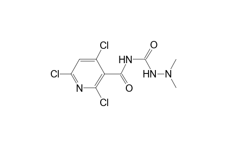 Pyridine-3-carboxamide, 2,4,6-trichloro-N-(N2-dimethylhydrazinocarbonyl)-