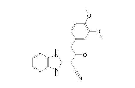 2-(1,3-dihydro-2H-benzimidazol-2-ylidene)-4-(3,4-dimethoxyphenyl)-3-oxobutanenitrile