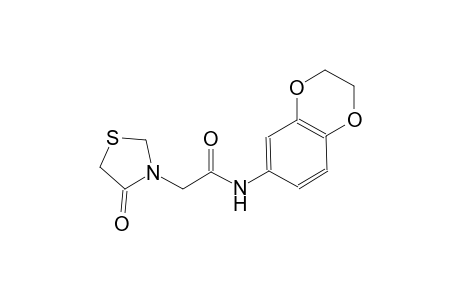 3-thiazolidineacetamide, N-(2,3-dihydro-1,4-benzodioxin-6-yl)-4-oxo-