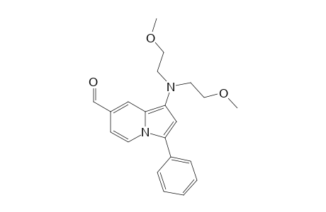 1-[Bis(2-methoxyethyl)amino]-3-phenylindolizine-7-carbaldehyde