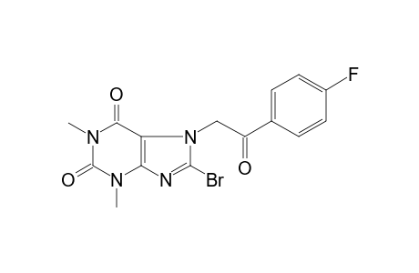 8-Bromo-7-[2-(4-fluorophenyl)-2-oxoethyl]-1,3-dimethyl-3,7-dihydro-1H-purine-2,6-dione