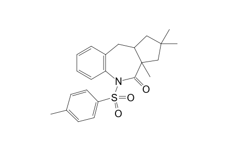 2,2,3a-trimethyl-5-(p-tolylsulfonyl)-1,3,10,10a-tetrahydrocyclopenta[c][1]benzazepin-4-one