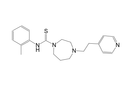 1H-1,4-diazepine-1-carbothioamide, hexahydro-N-(2-methylphenyl)-4-[2-(4-pyridinyl)ethyl]-