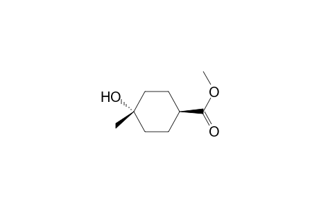 Cyclohexanecarboxylic acid, 4-hydroxy-4-methyl-, methyl ester, cis-