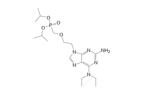 Diisopropyl{2-[2-amino-6-(diethylamino)-9H-purine-9-yl]ethoxy}methylphosphonate