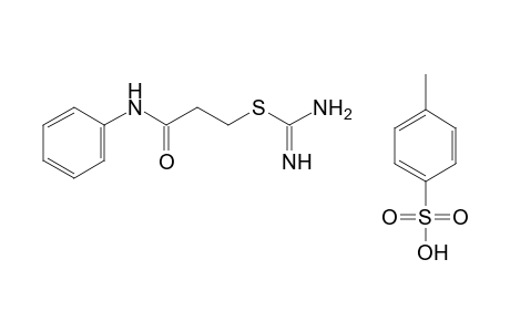 3-(amidinothio)propionanilide, p-toluenesulfonate