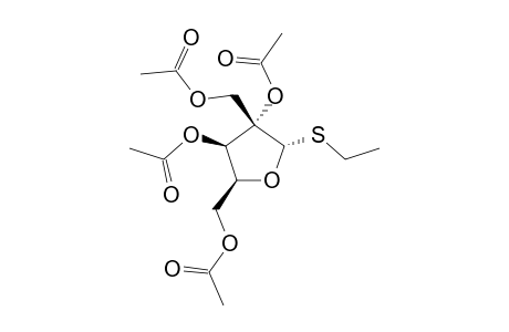 ETHYL-2-C-ACETOXYMETHYL-2,3,5-TRI-O-ACETYL-1-THIO-ALPHA-D/BETA-L-XYLOFURANOSIDE