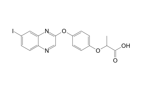 2-{4-[(7-Iodo-2-quinoxalinyl)oxy]phenoxy}propionic acid