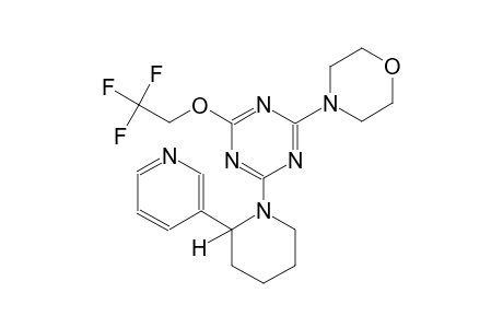 morpholine, 4-[4-[(2S)-2-(3-pyridinyl)piperidinyl]-6-(2,2,2-trifluoroethoxy)-1,3,5-triazin-2-yl]-