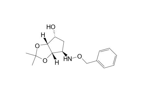 (3aR,4R,6R,6aS)-2,2-dimethyl-6-(phenylmethoxyamino)-4,5,6,6a-tetrahydro-3aH-cyclopenta[d][1,3]dioxol-4-ol