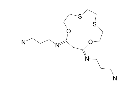 11,13-BIS-(3-AMINOPROPYLIMINO)-1,10-DIOXA-4,7-DITHIACYCLOTRIDECANE