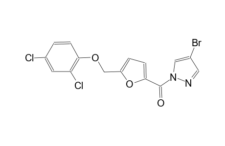 4-bromo-1-{5-[(2,4-dichlorophenoxy)methyl]-2-furoyl}-1H-pyrazole
