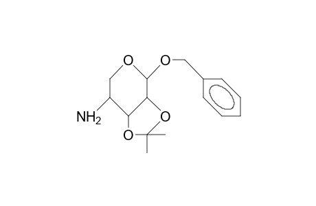 Benzyl 4-amino-2,3-di-O-isopropylidene-4-deoxy-pyranoside