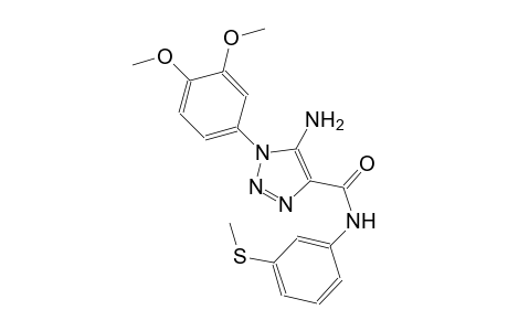 1H-1,2,3-triazole-4-carboxamide, 5-amino-1-(3,4-dimethoxyphenyl)-N-[3-(methylthio)phenyl]-
