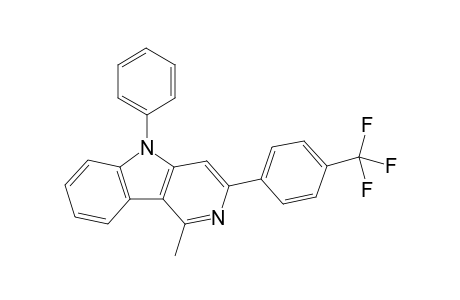 1-methyl-5-phenyl-3-(4-(trifluoromethyl)phenyl)-5H-pyrido[4,3-b]indole