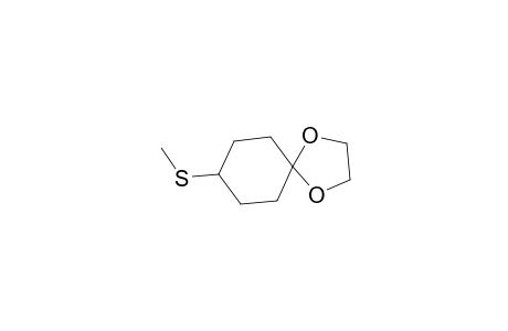 1,4-Dioxaspiro[4.5]decane, 8-(methylthio)-