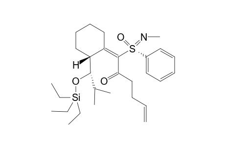 (E)-1-((R)-2-((S)-2-Methyl-1-(triethylsilyloxy)propyl)cyclohexylidene)-1-[(S)-N-methyl-S-phenyl-sulfonimidoyl)]-hex-5-en-2-one