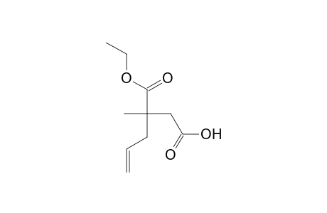 Butanedioic acid, 2-methyl-2-(2-propenyl)-, 1-ethyl ester, (.+-.)-