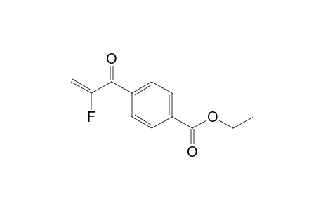 4-(2-fluoro-1-oxoprop-2-enyl)benzoic acid ethyl ester