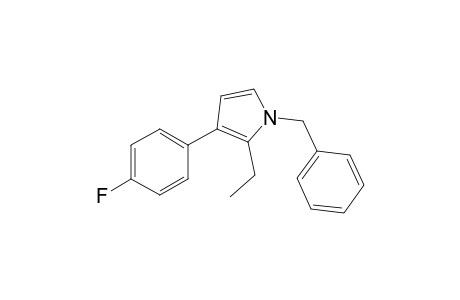 N-Benzyl-2-ethyl-3-(4-fluorophenyl)pyrrole
