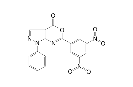6-(3,5-dinitrophenyl)-1-phenyl-4-pyrazolo[3,4-d][1,3]oxazinone
