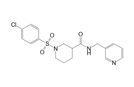3-piperidinecarboxamide, 1-[(4-chlorophenyl)sulfonyl]-N-(3-pyridinylmethyl)-