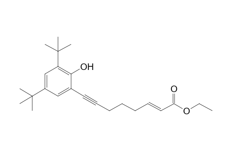 ethyl (E)-8-(3,5-Di-tert-butyl-2-hydroxyphenyl)oct-2-en-7-ynoate