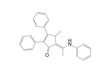 2,3-Diphenyl-4-methyl-5-[1-(phenylamino)ethylidene]-2-cyclopenten-1-one