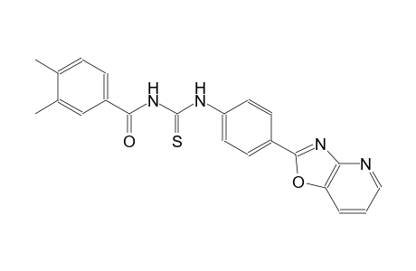 N-(3,4-dimethylbenzoyl)-N'-(4-[1,3]oxazolo[4,5-b]pyridin-2-ylphenyl)thiourea