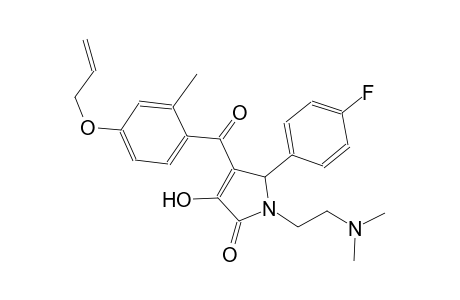 2H-pyrrol-2-one, 1-[2-(dimethylamino)ethyl]-5-(4-fluorophenyl)-1,5-dihydro-3-hydroxy-4-[2-methyl-4-(2-propenyloxy)benzoyl]-