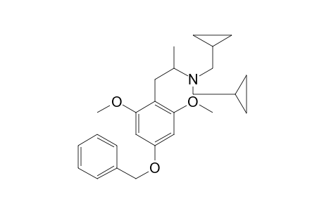 N,N-Bis(Cyclopropylmethyl)-4-benzyloxy-2,6-dimethoxyamphetamine